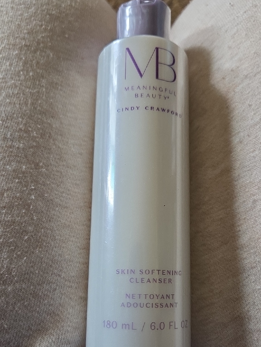 Meaningful Beauty Skin Softening Cleanser - Ivory Bottle with Lavender Accents